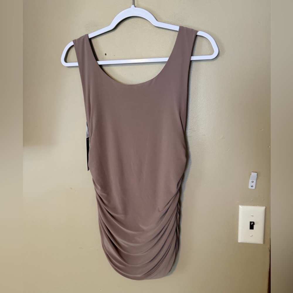 Last Tango Mini Ruched Tank Dress NEW - Picture 6 of 9